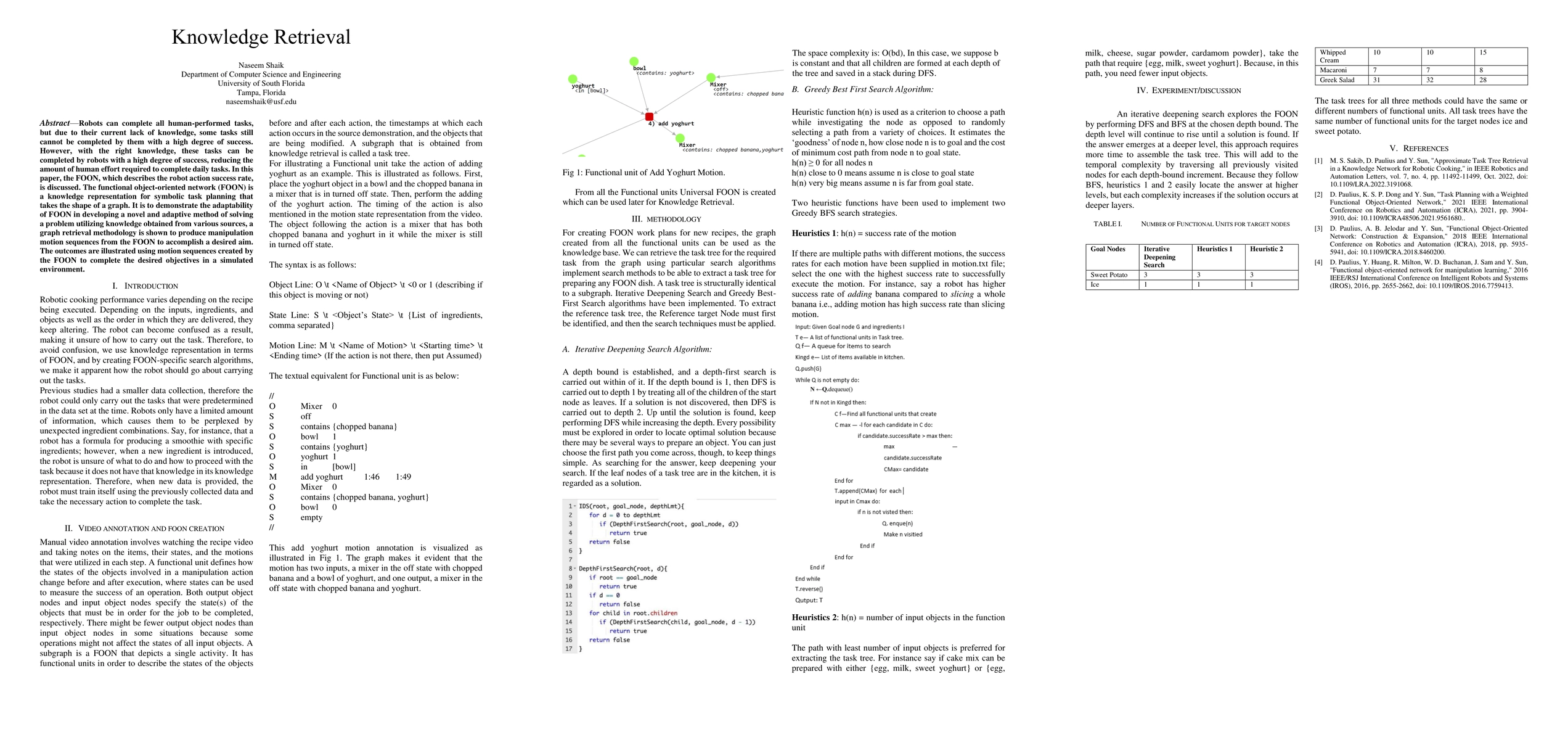 Thumbnail for Knowledge Retrieval using Functional Object-Oriented Network