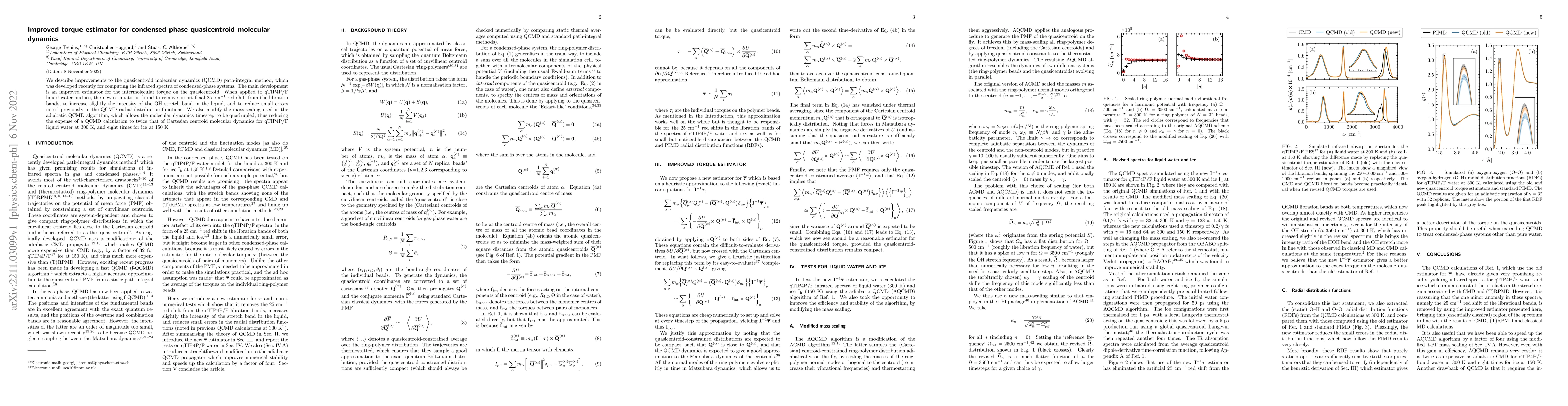 Thumbnail for Improved torque estimator for condensed-phase quasicentroid molecular
  dynamics