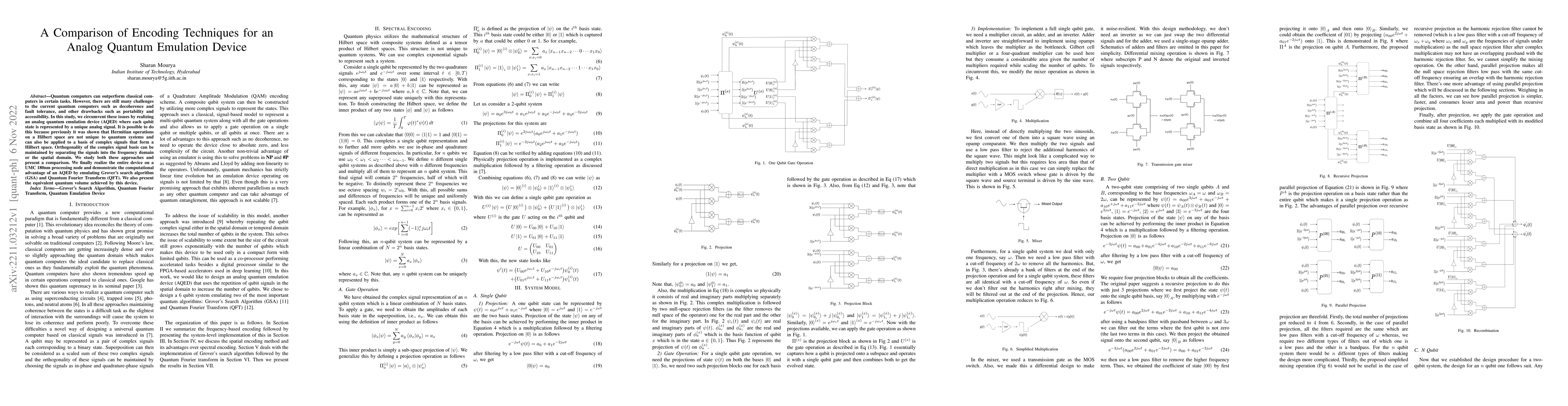 Thumbnail for A Comparison of Encoding Techniques for an Analog Quantum Emulation
  Device