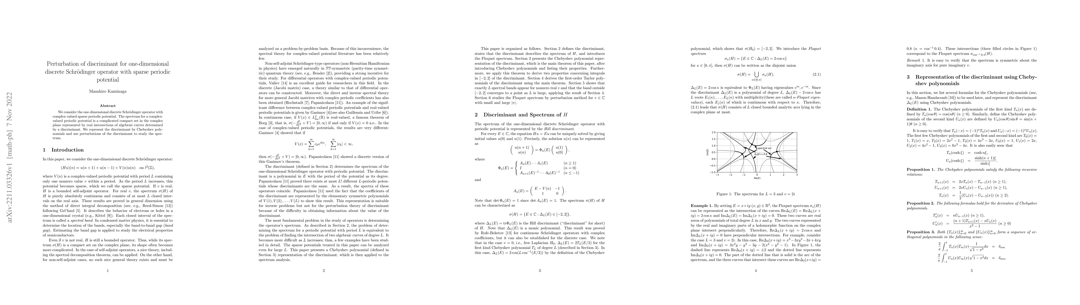 Thumbnail for Perturbation of discriminant for one-dimensional discrete Schr\"odinger
  operator with sparse periodic potential