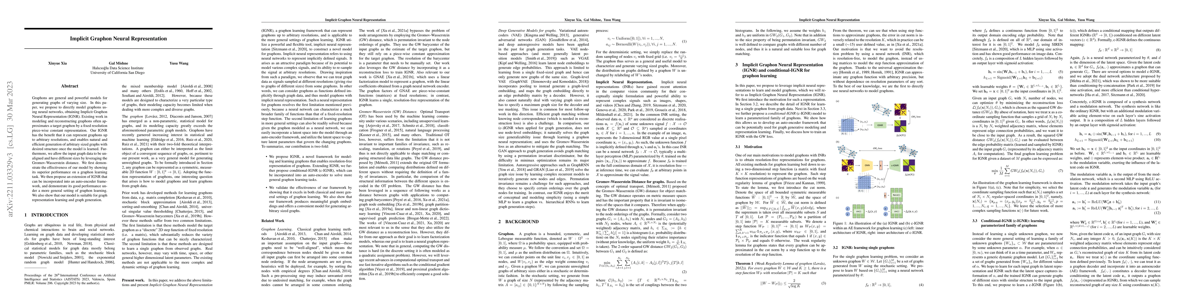 Thumbnail for Implicit Graphon Neural Representation