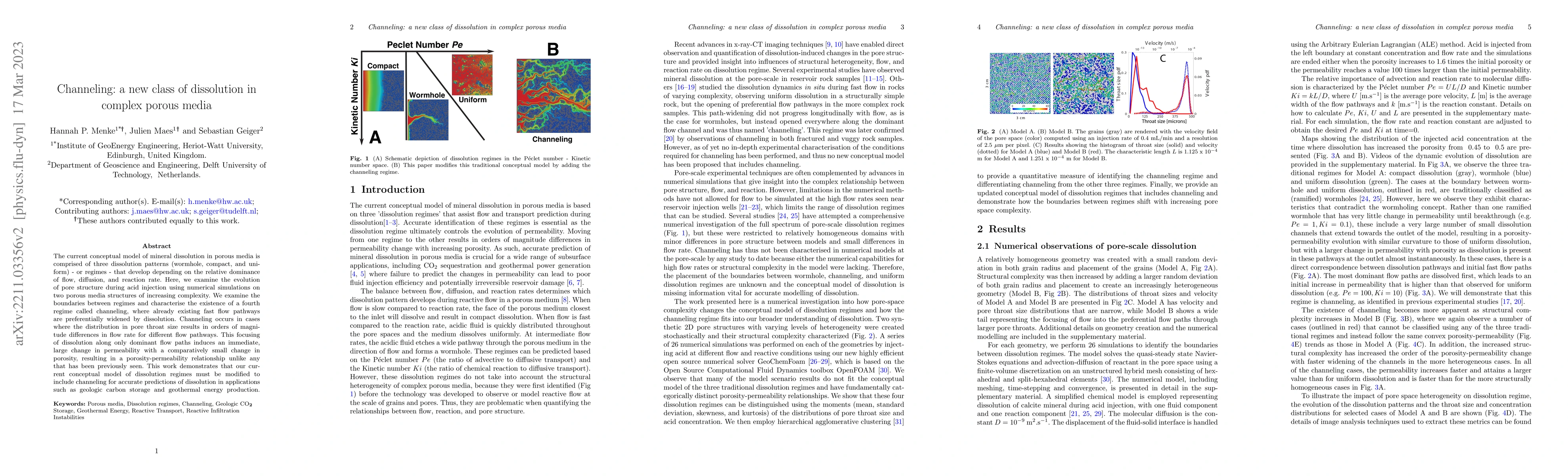 Thumbnail for Channeling: a new class of dissolution in complex porous media