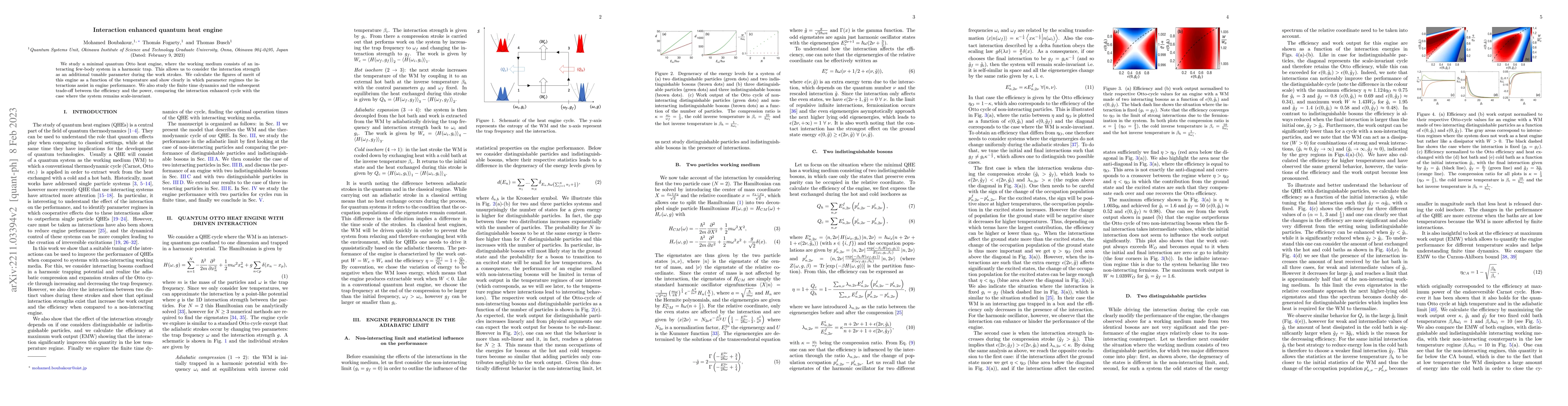 Thumbnail for Interaction enhanced quantum heat engine