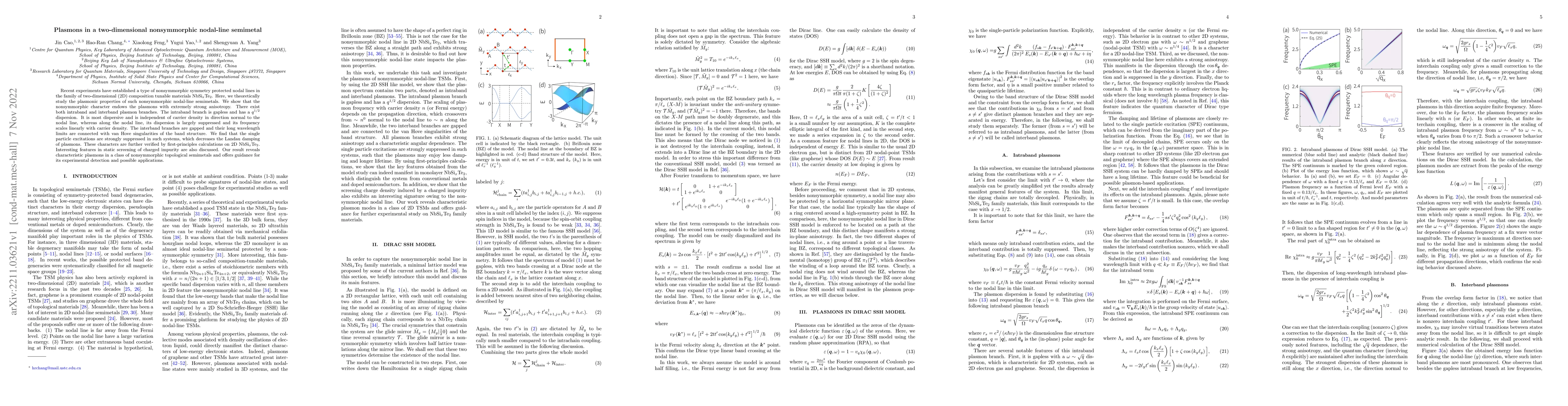 Thumbnail for Plasmons in a two-dimensional nonsymmorphic nodal-line semimetal