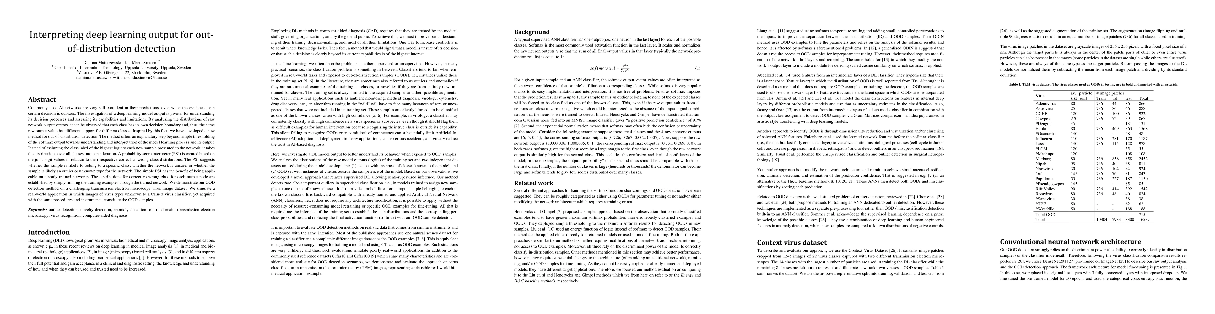 Thumbnail for Interpreting deep learning output for out-of-distribution detection