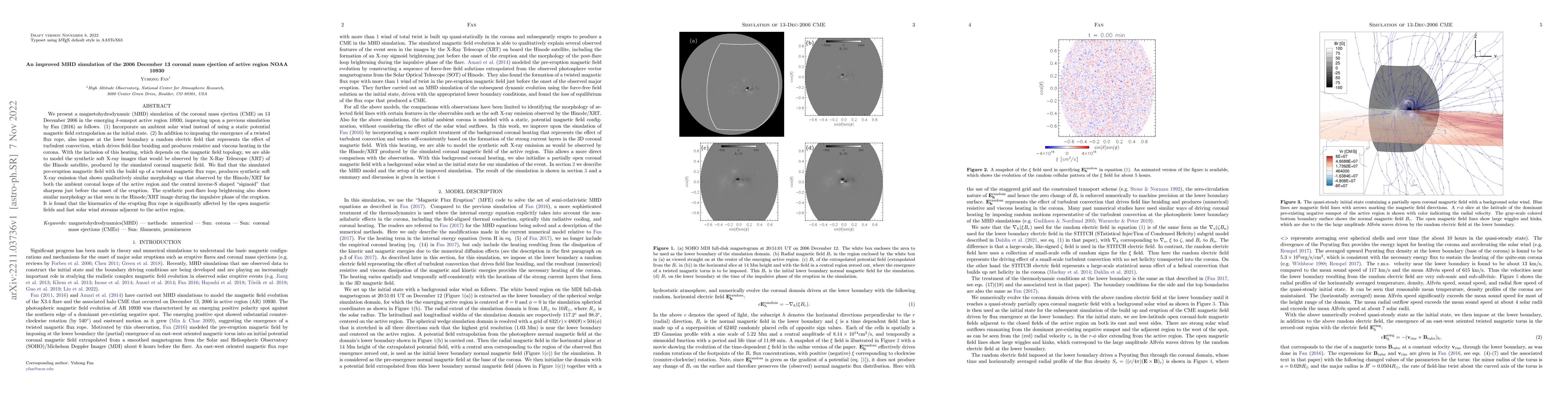 Thumbnail for An improved MHD simulation of the 2006 December 13 coronal mass ejection
  of active region NOAA 10930