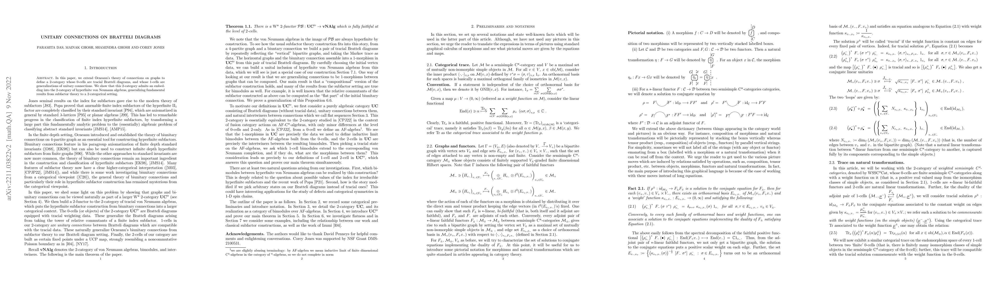Thumbnail for Unitary connections on Bratteli diagrams