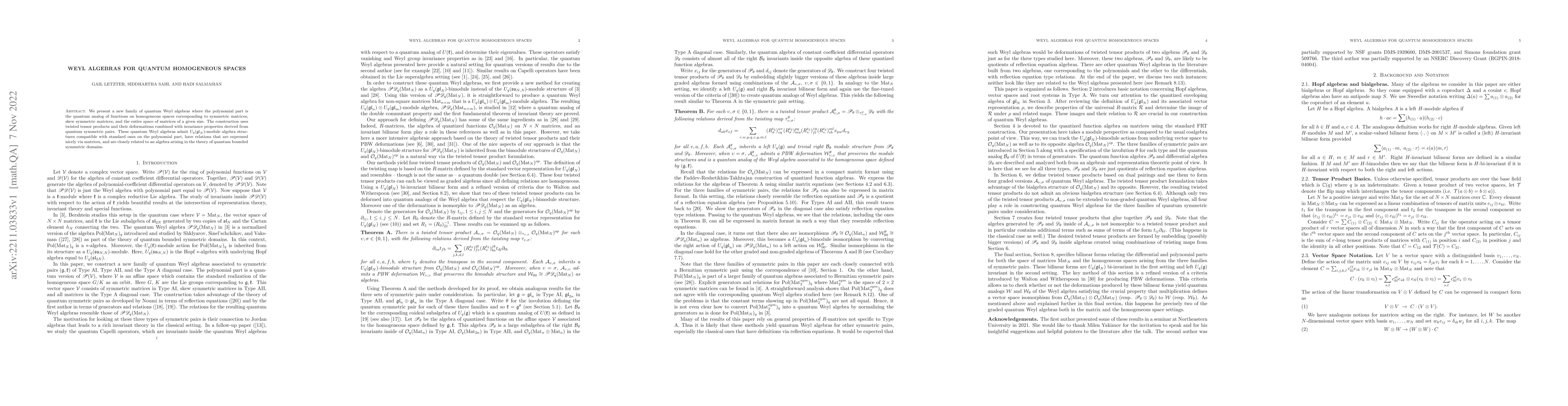 Thumbnail for Weyl algebras for quantum homogeneous spaces