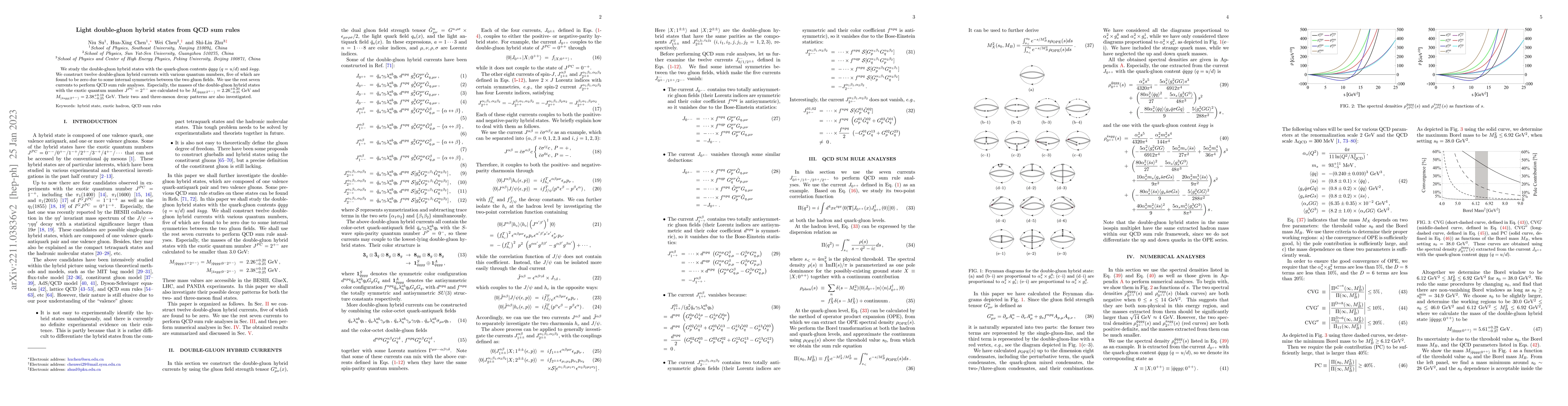 Thumbnail for Light double-gluon hybrid states from QCD sum rules