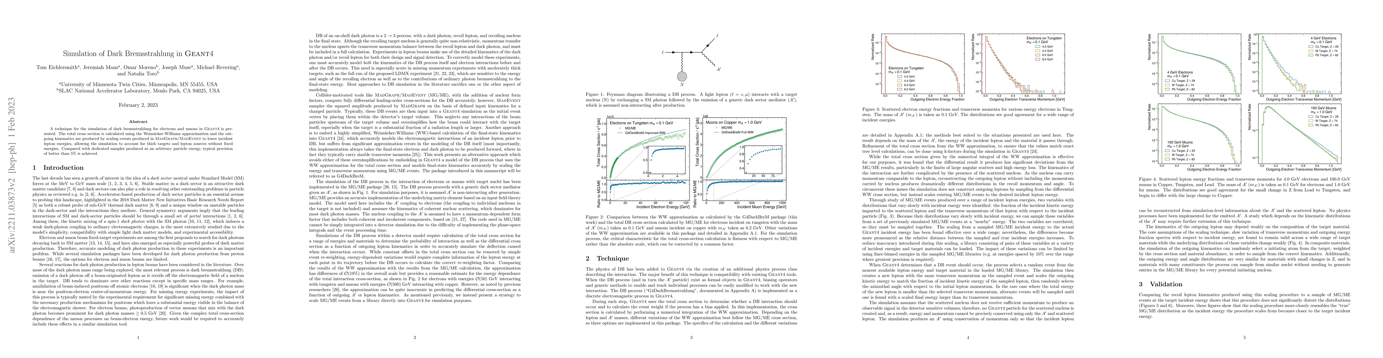 Thumbnail for Simulation of Dark Bremsstrahlung in GEANT4