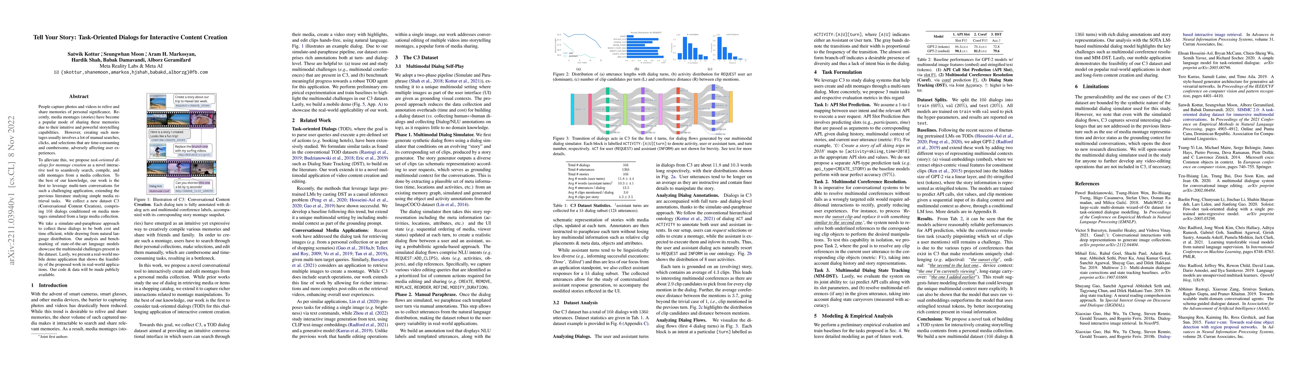 Thumbnail for Tell Your Story: Task-Oriented Dialogs for Interactive Content Creation