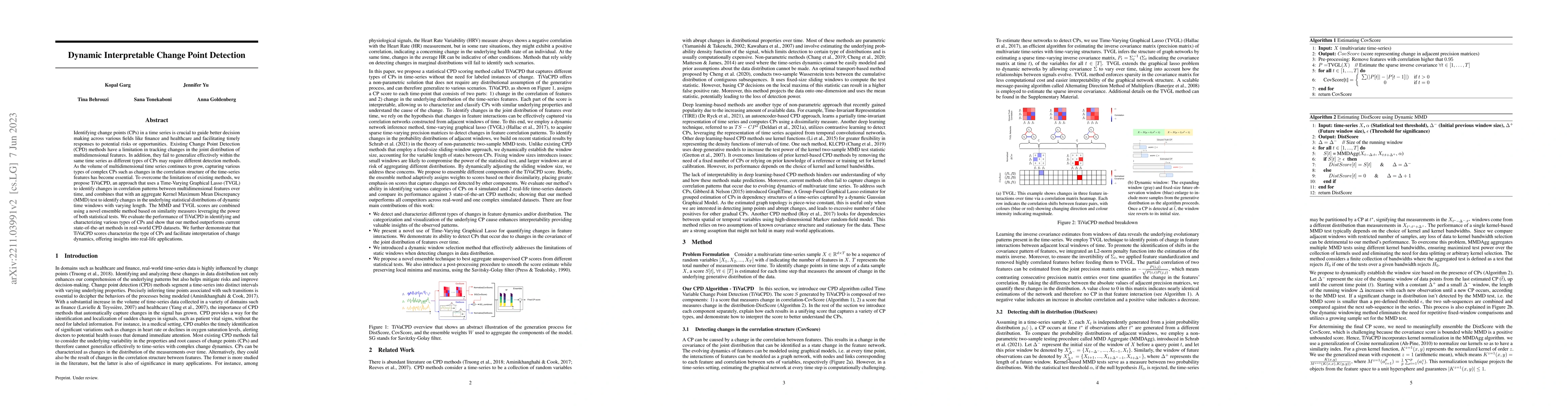 Thumbnail for Dynamic Interpretable Change Point Detection