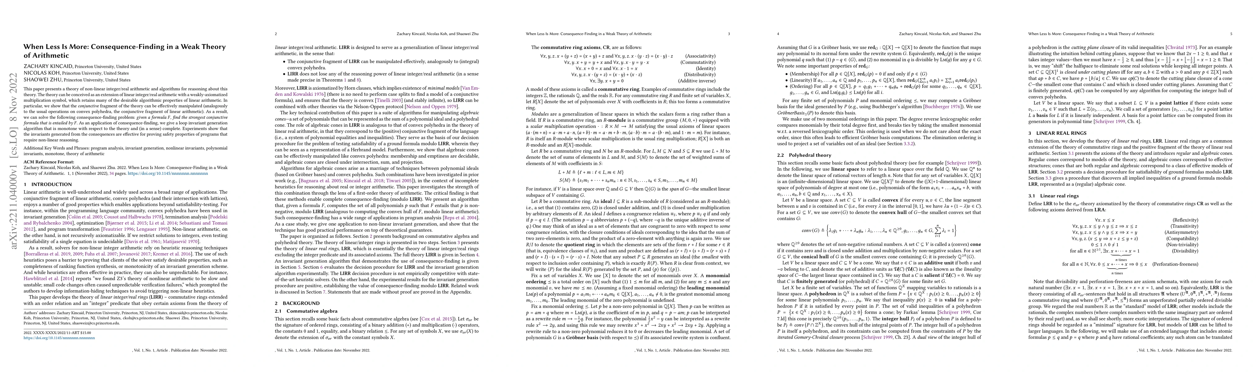 Thumbnail for When Less Is More: Consequence-Finding in a Weak Theory of Arithmetic