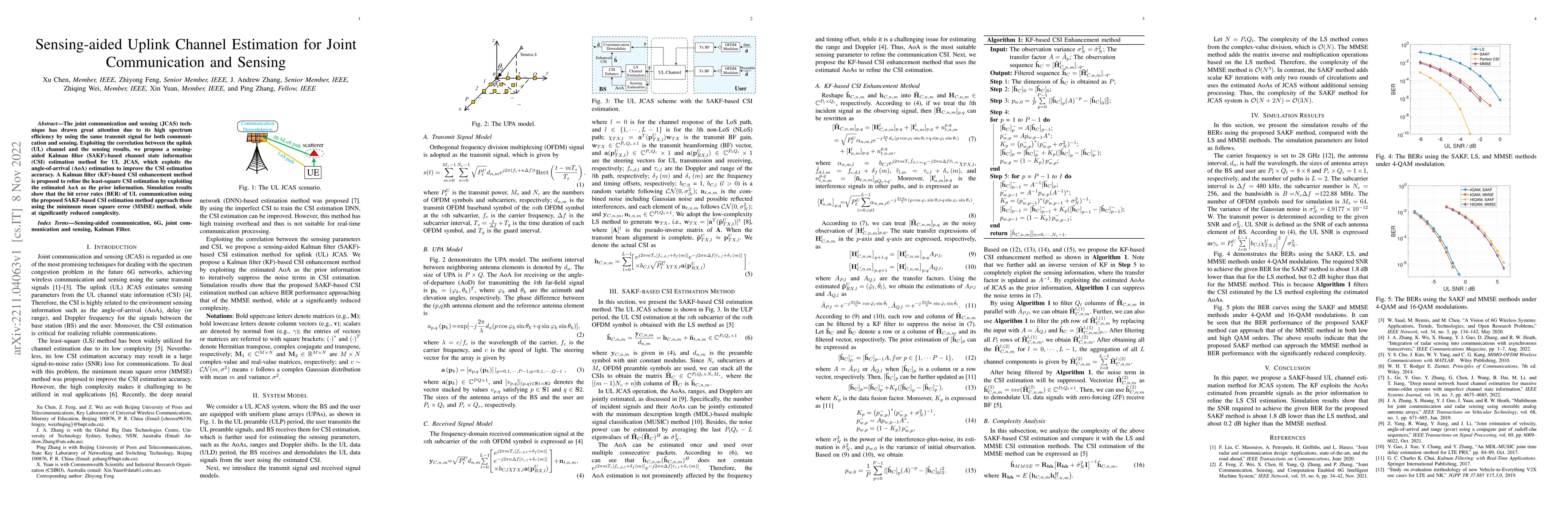 Thumbnail for Sensing-aided Uplink Channel Estimation for Joint Communication and
  Sensing