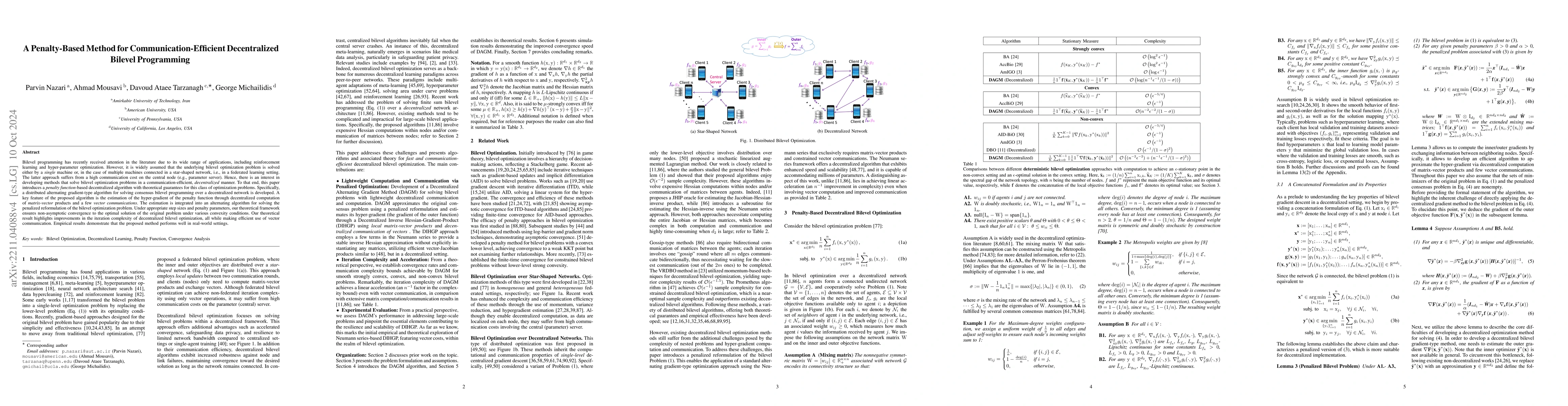 Thumbnail for A Penalty-Based Method for Communication-Efficient Decentralized Bilevel
  Programming