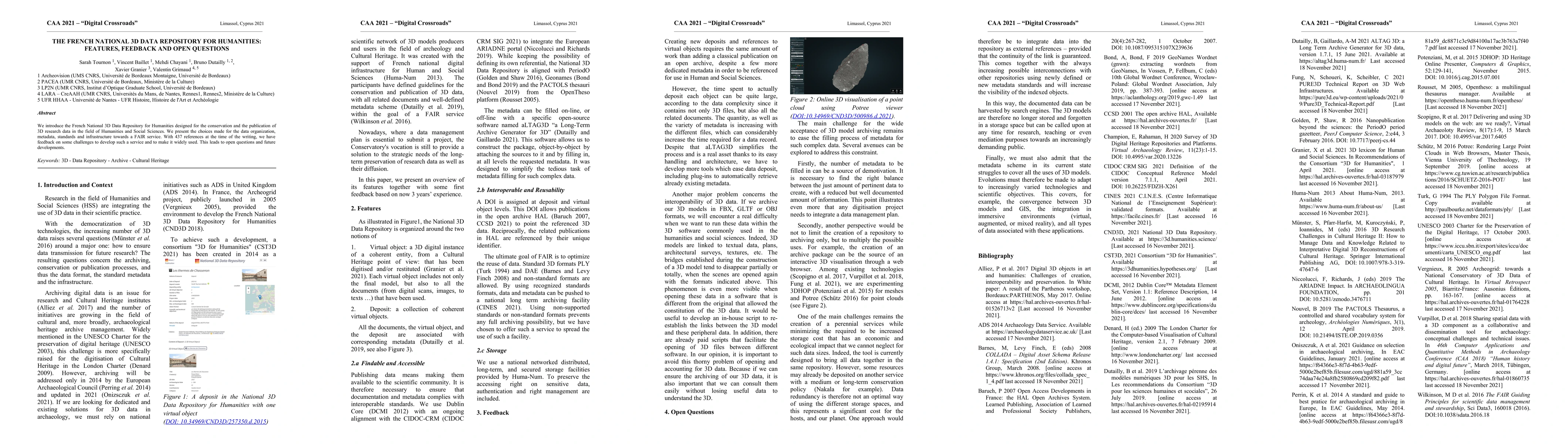 Thumbnail for The French National 3D Data Repository for Humanities: Features,
  Feedback and Open Questions