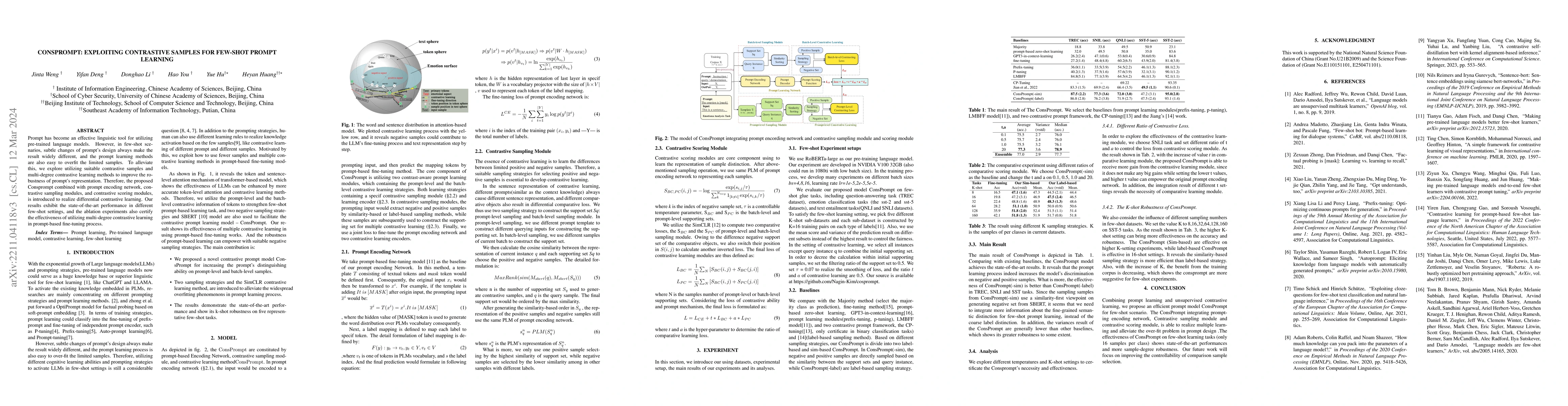Thumbnail for ConsPrompt: Exploiting Contrastive Samples for Fewshot Prompt Learning