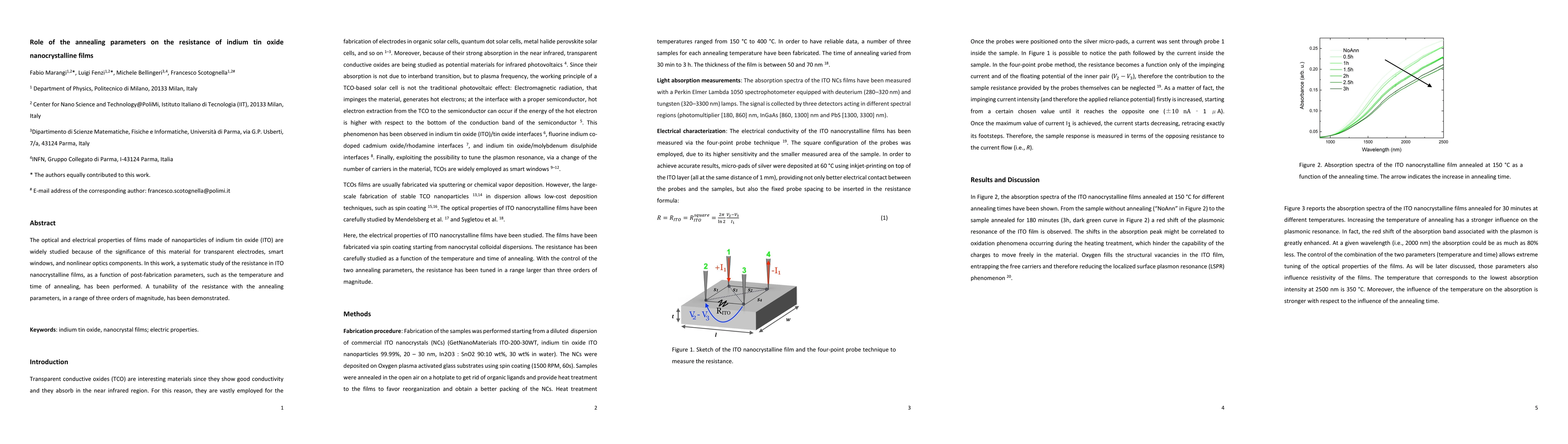 Thumbnail for Role of the annealing parameters on the resistance of indium tin oxide
  nanocrystalline films