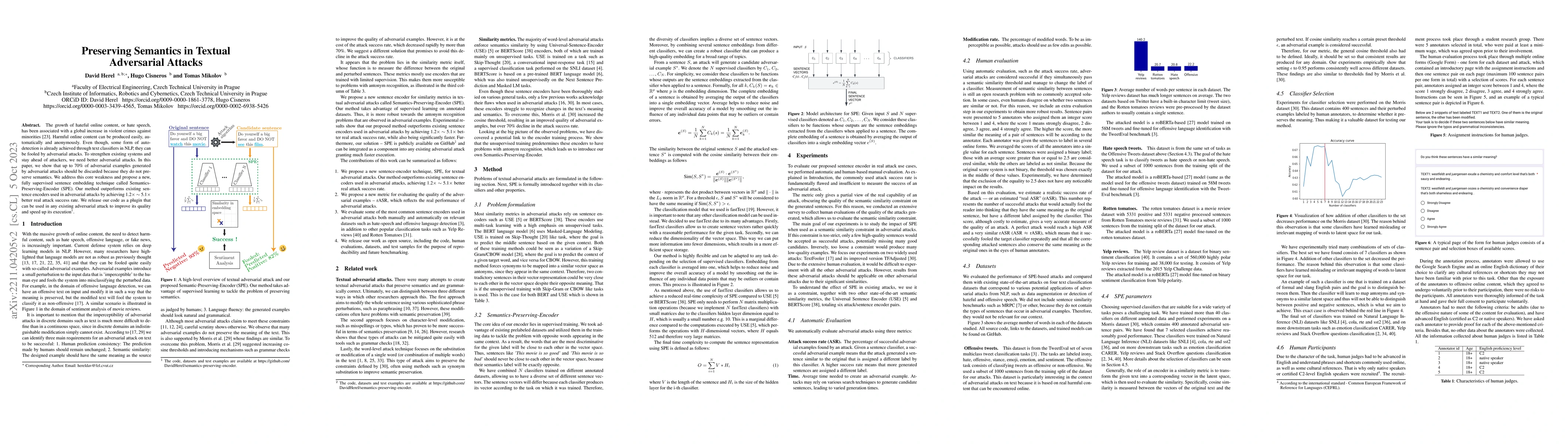 Thumbnail for Preserving Semantics in Textual Adversarial Attacks
