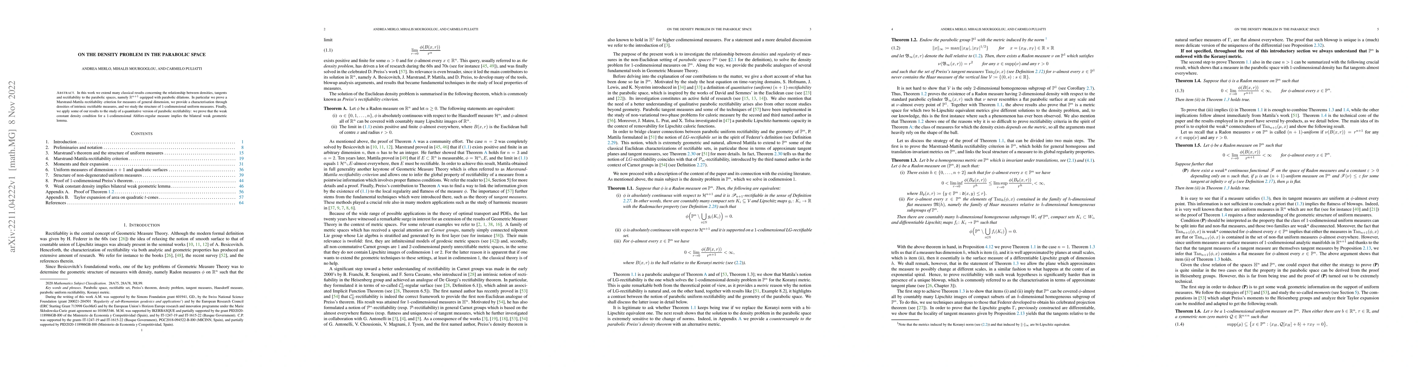Thumbnail for On the density problem in the parabolic space