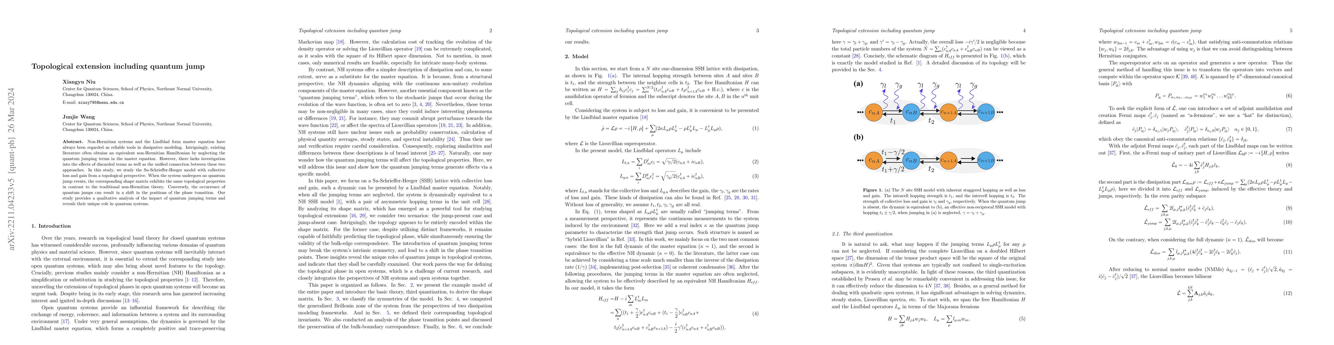 Thumbnail for Topological extension including quantum jump