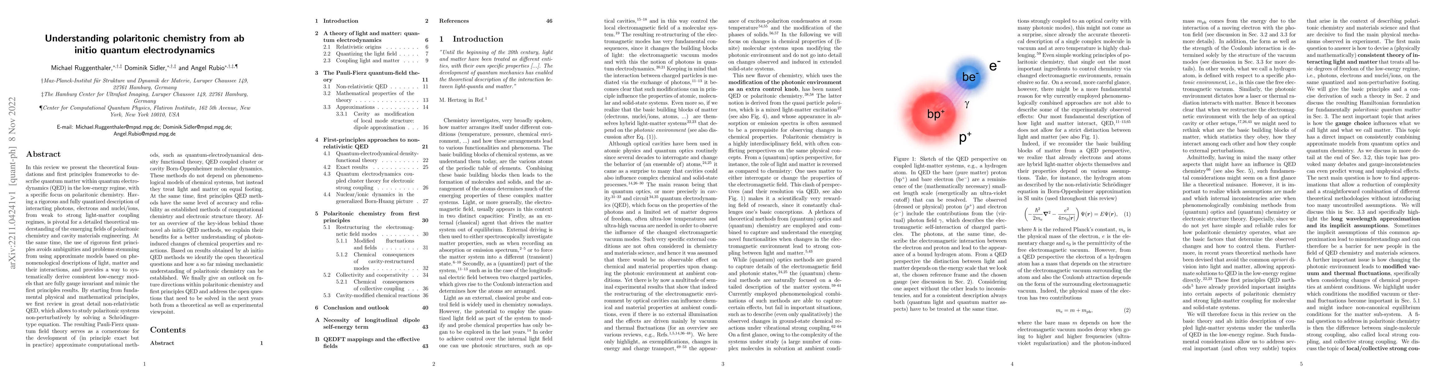 Thumbnail for Understanding polaritonic chemistry from ab initio quantum
  electrodynamics