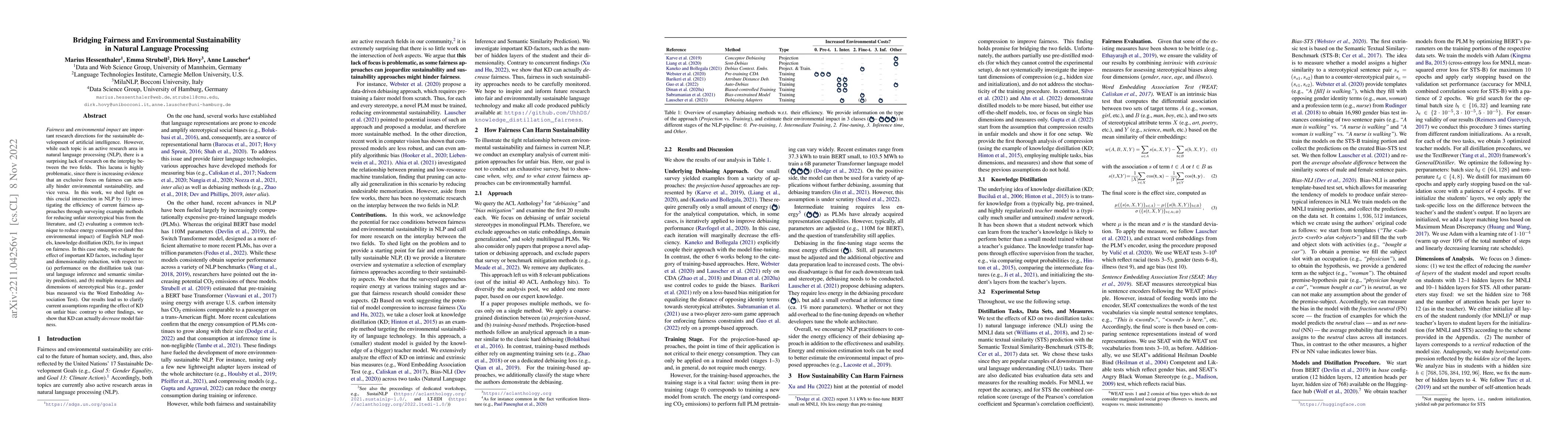 Thumbnail for Bridging Fairness and Environmental Sustainability in Natural Language
  Processing