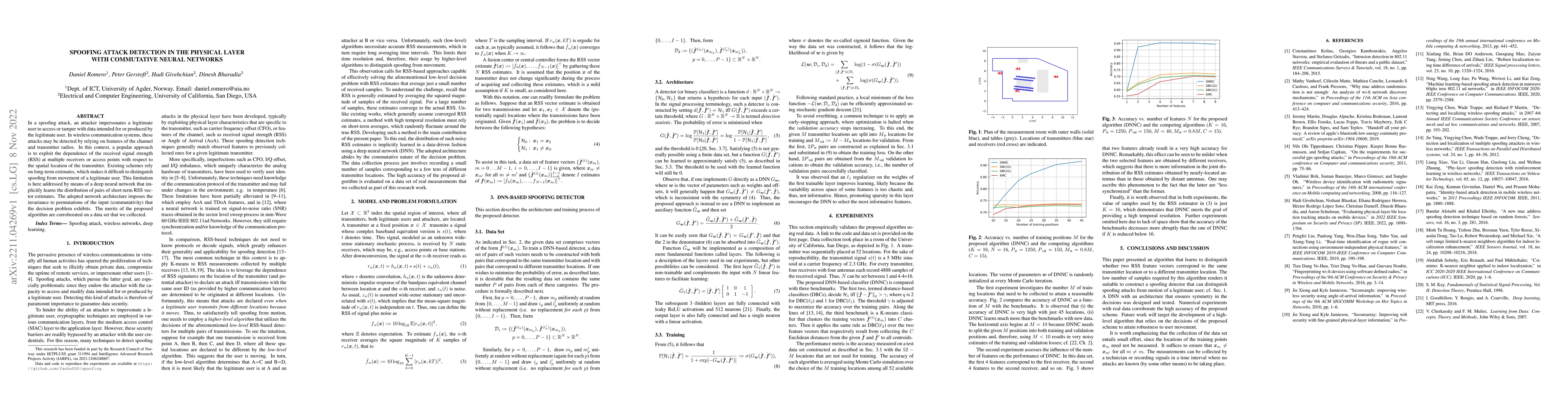 Thumbnail for Spoofing Attack Detection in the Physical Layer with Commutative Neural
  Networks