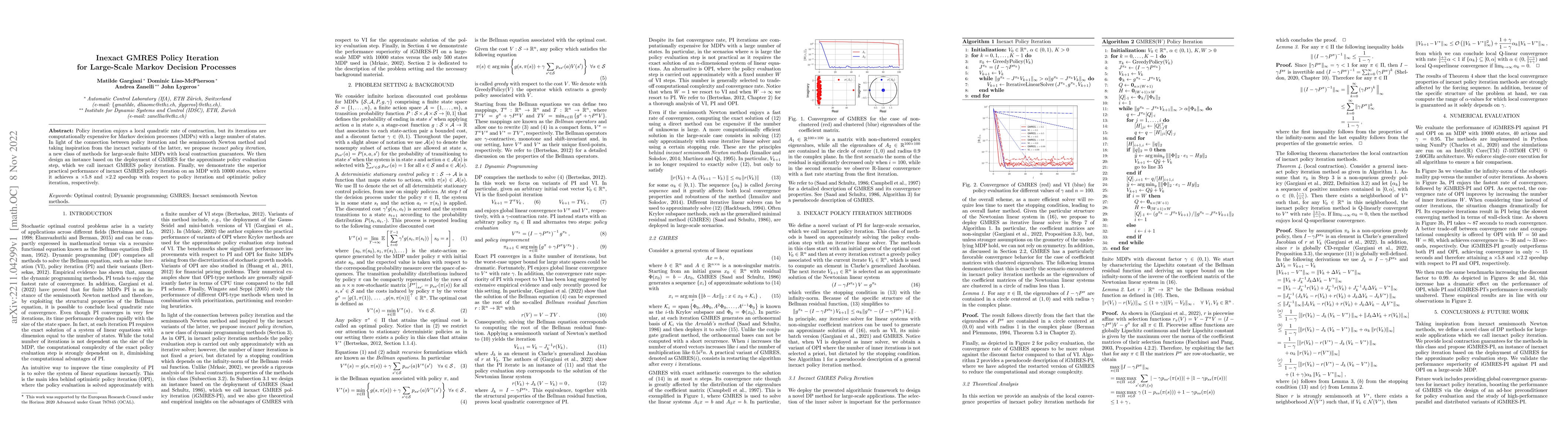 Thumbnail for Inexact GMRES Policy Iteration for Large-Scale Markov Decision Processes