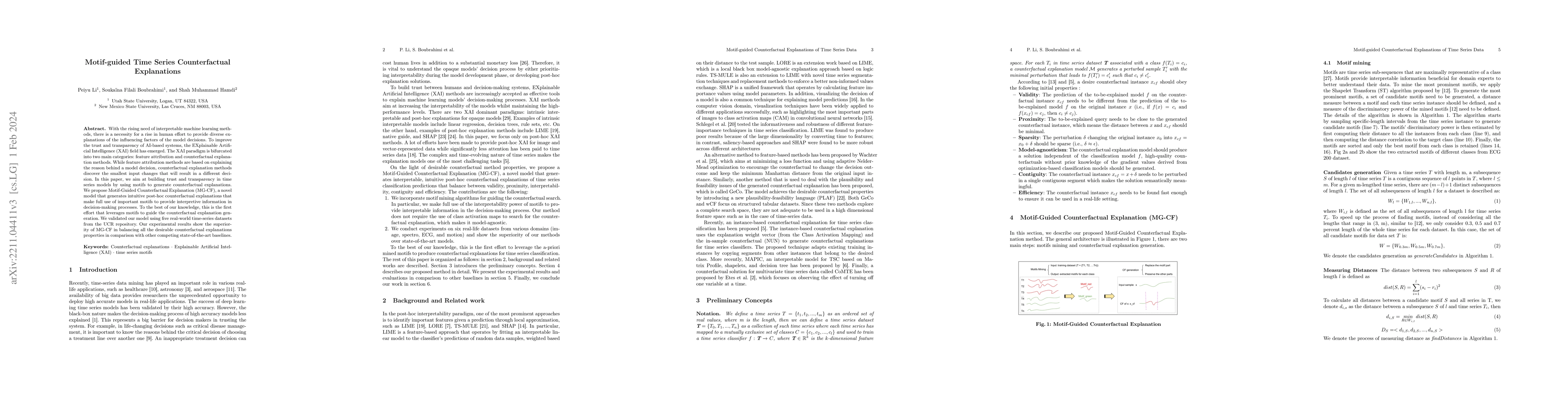 Thumbnail for Motif-guided Time Series Counterfactual Explanations