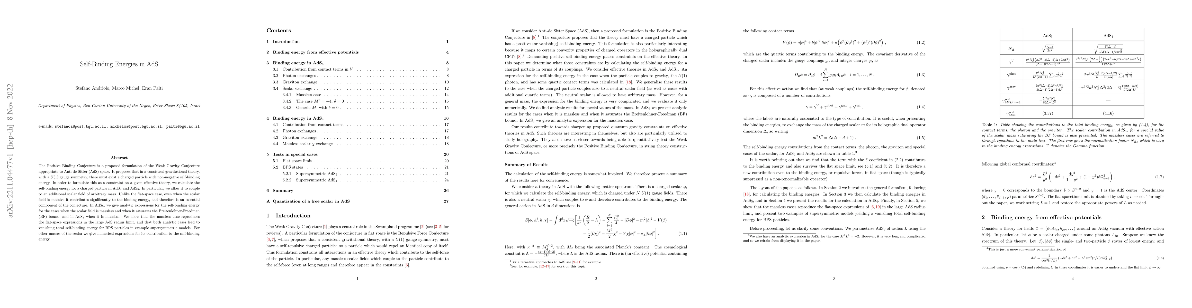 Thumbnail for Self-Binding Energies in AdS
