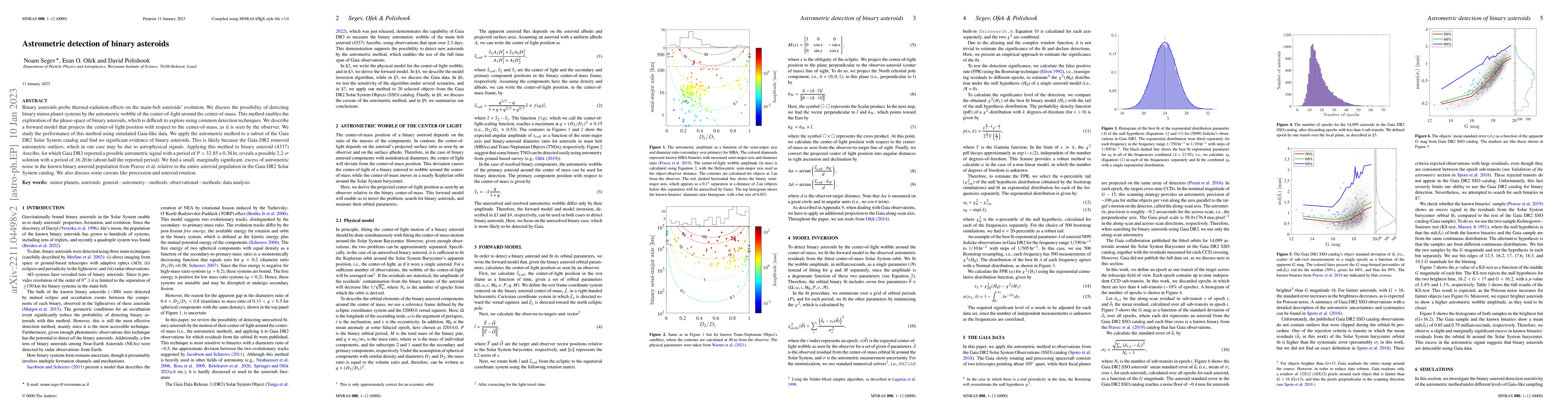 Thumbnail for Astrometric detection of binary asteroids