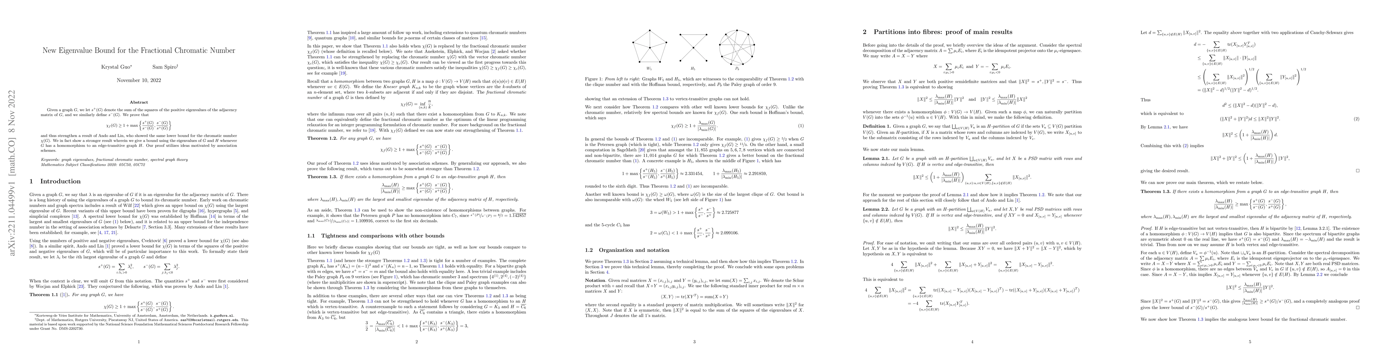Thumbnail for New Eigenvalue Bound for the Fractional Chromatic Number