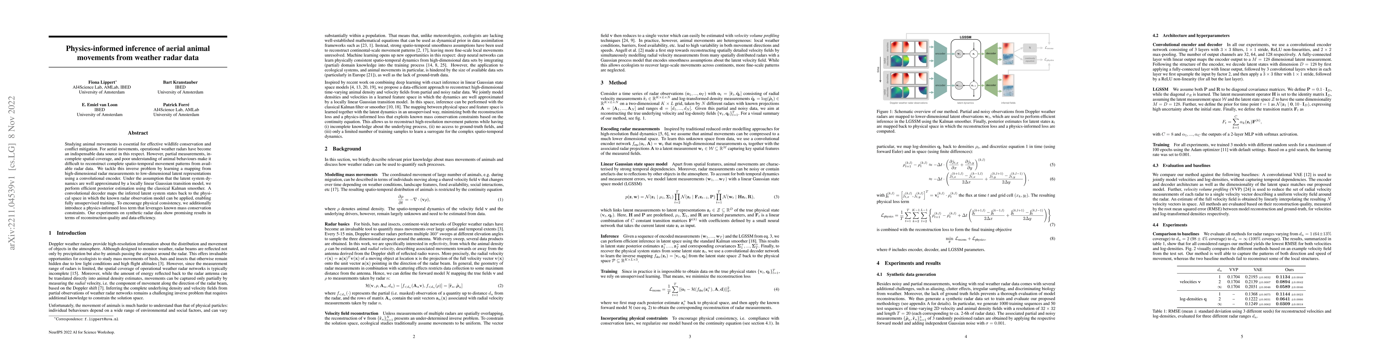 Thumbnail for Physics-informed inference of aerial animal movements from weather radar
  data