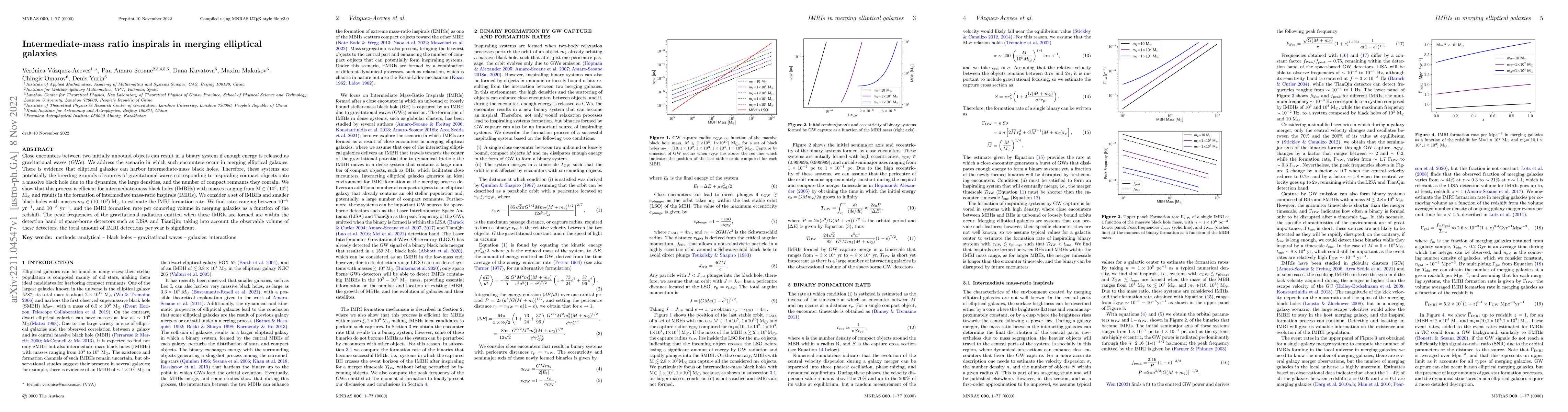 Thumbnail for Intermediate-mass ratio inspirals in merging elliptical galaxies