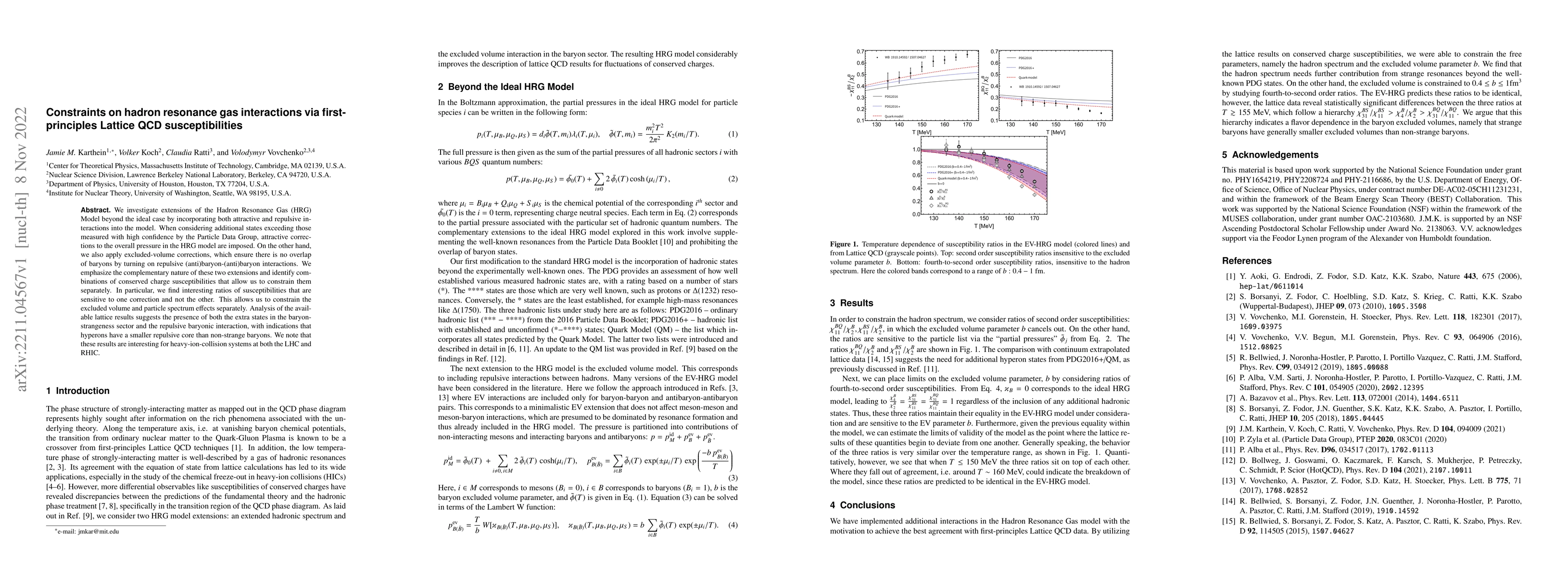 Thumbnail for Constraints on hadron resonance gas interactions via first-principles
  Lattice QCD susceptibilities