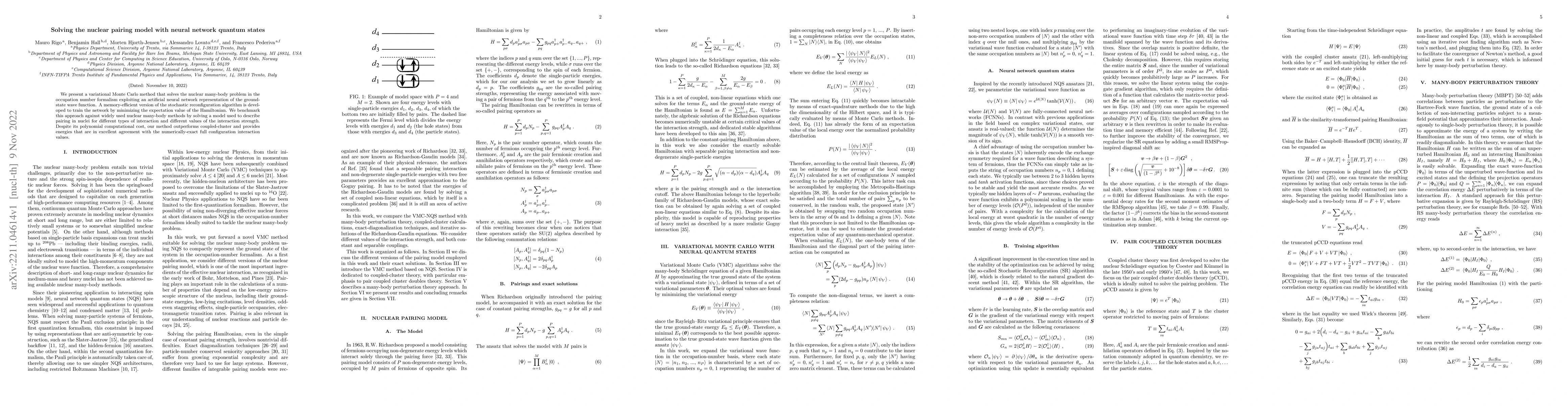 Thumbnail for Solving the nuclear pairing model with neural network quantum states