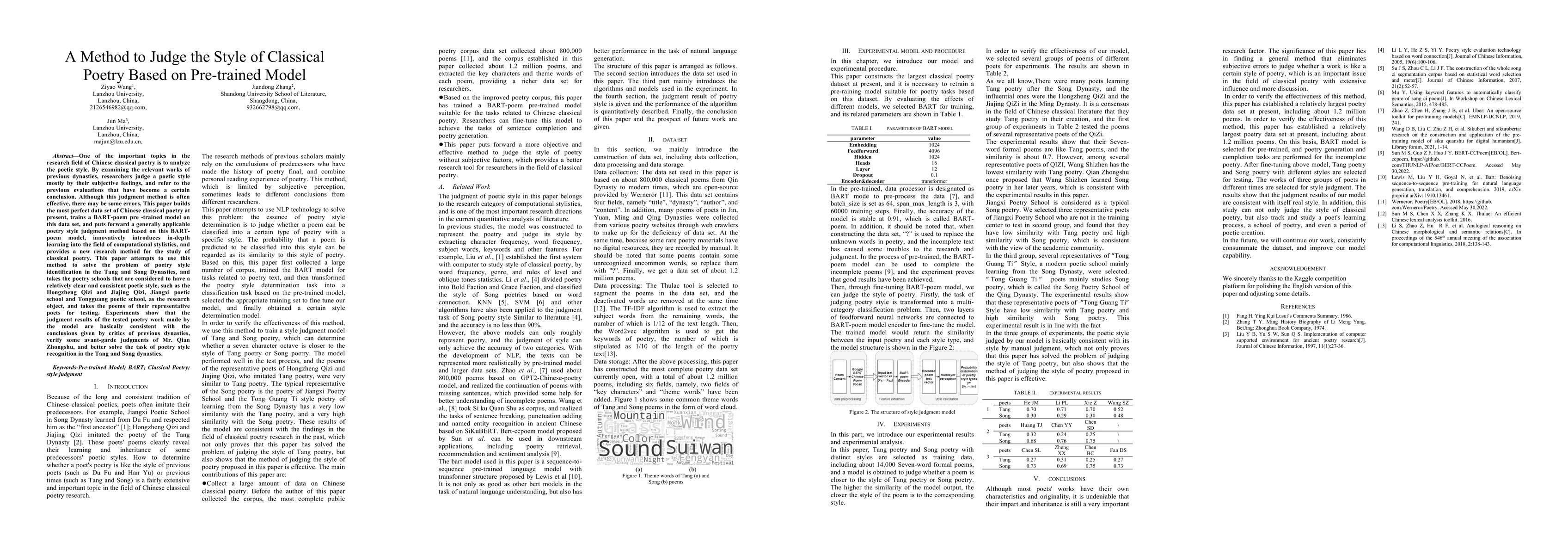 Thumbnail for A Method to Judge the Style of Classical Poetry Based on Pre-trained
  Model