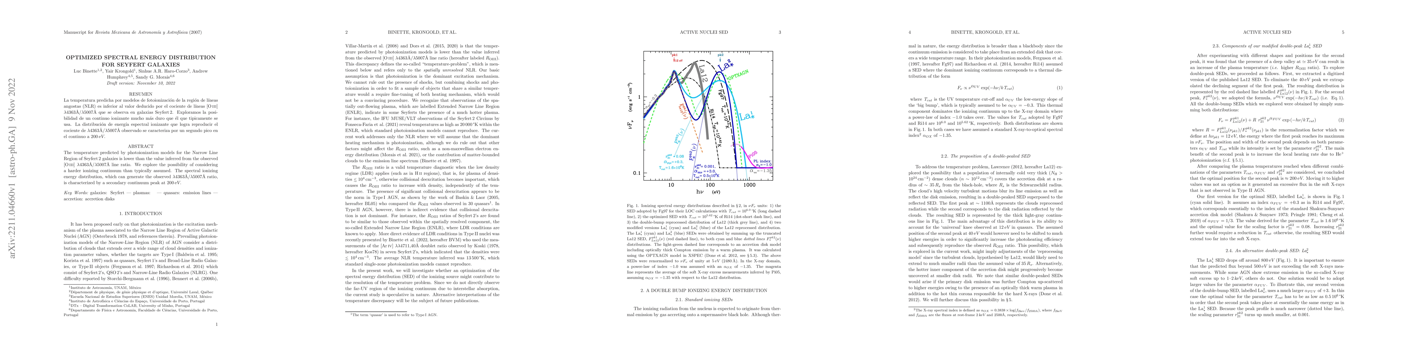 Thumbnail for Optimized Spectral Energy Distribution for Seyfert Galaxies
