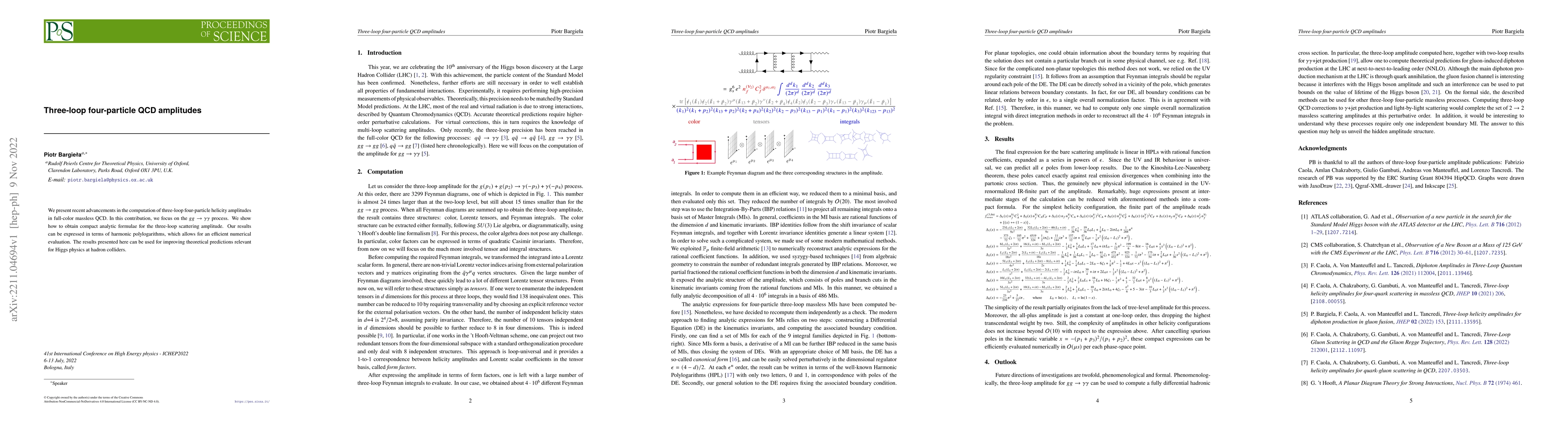 Thumbnail for Three-loop four-particle QCD amplitudes