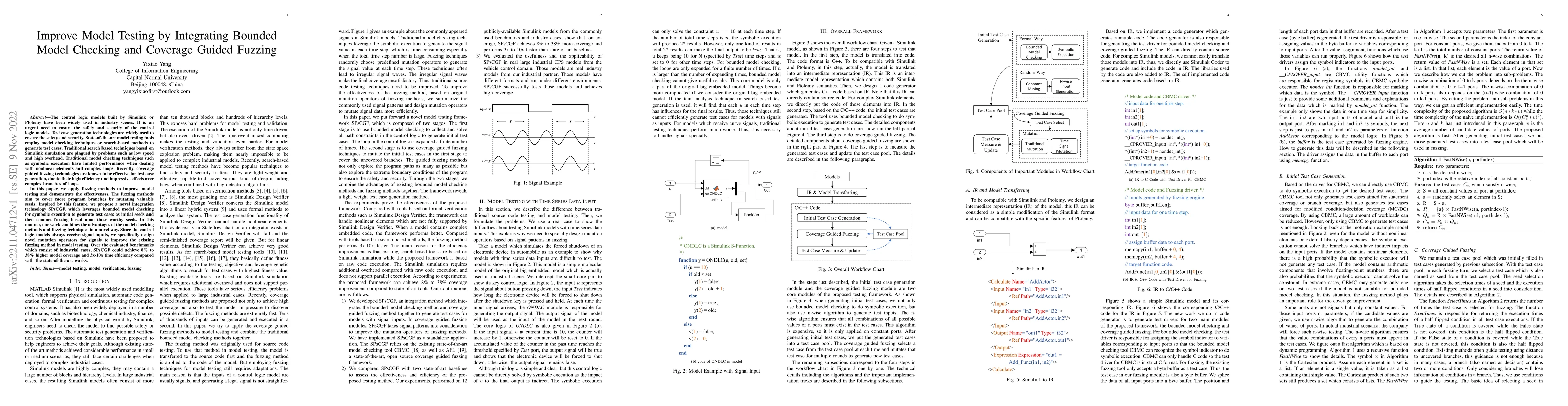Thumbnail for Improve Model Testing by Integrating Bounded Model Checking and Coverage
  Guided Fuzzing