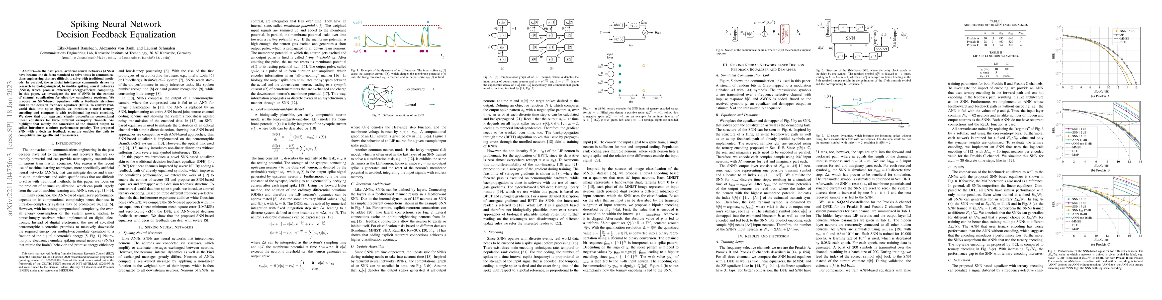 Thumbnail for Spiking Neural Network Decision Feedback Equalization