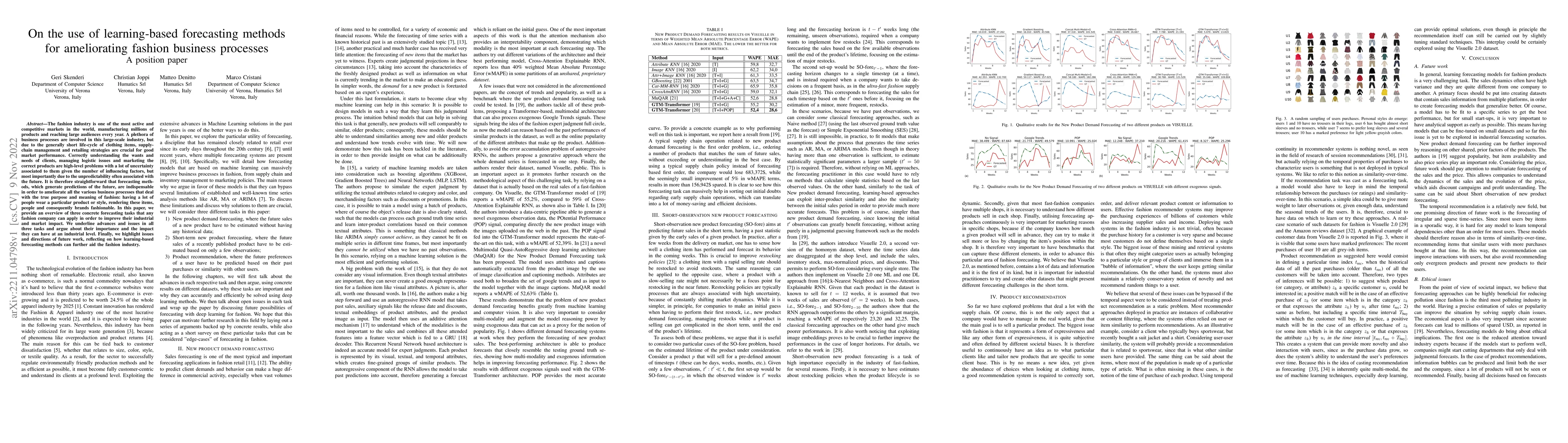 Thumbnail for On the use of learning-based forecasting methods for ameliorating
  fashion business processes: A position paper