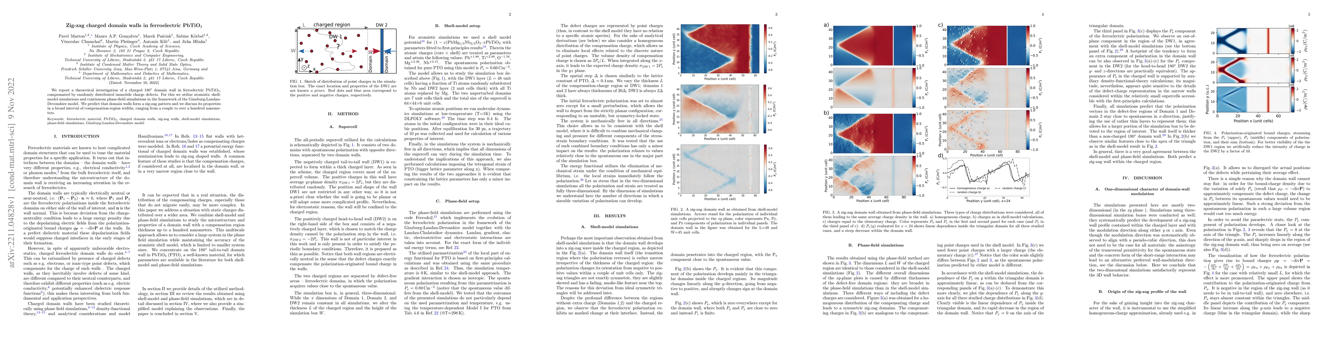 Thumbnail for Zig-zag charged domain walls in ferroelectric PbTiO$_3$