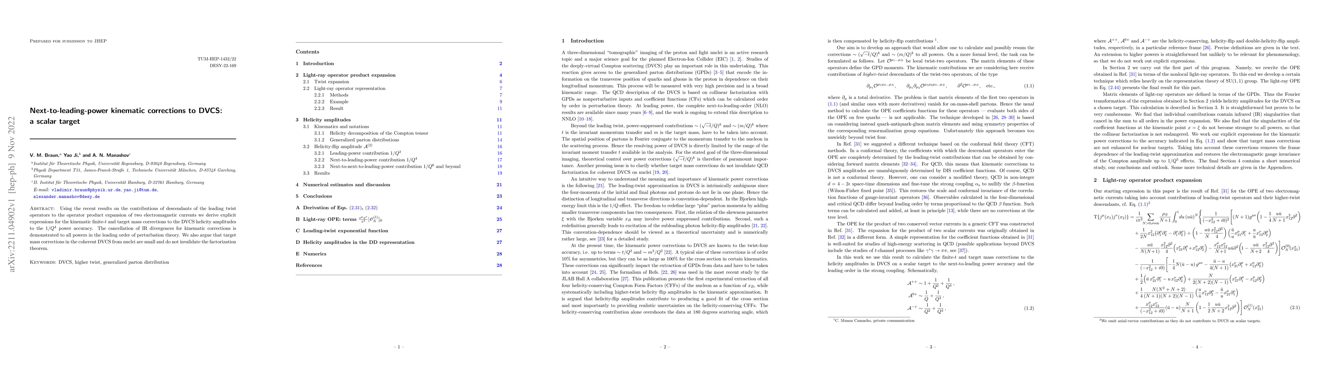 Thumbnail for Next-to-leading-power kinematic corrections to DVCS: a scalar target