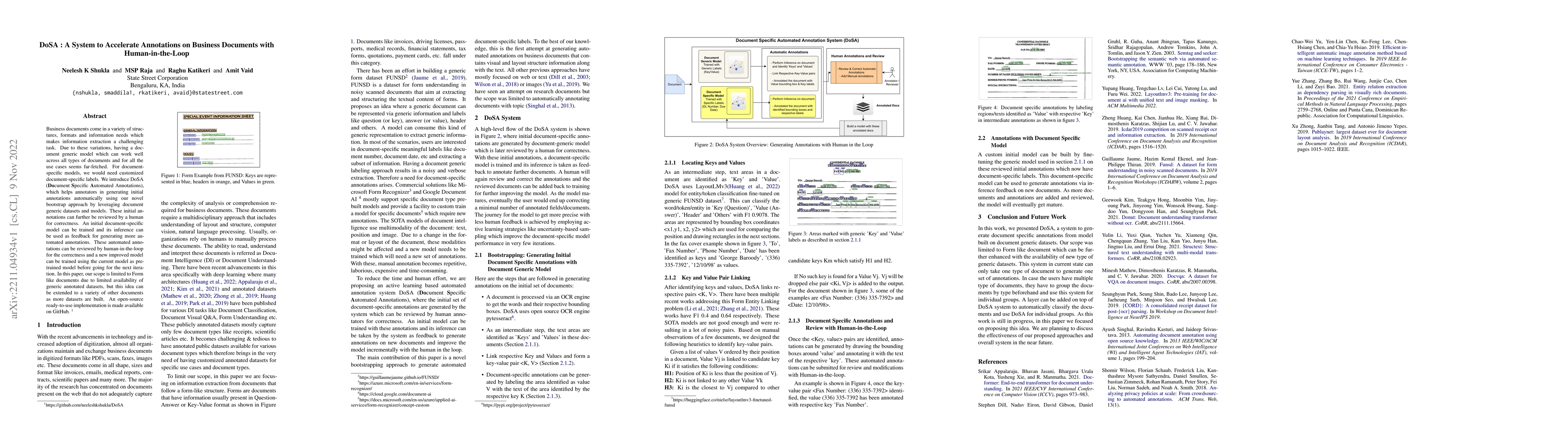 Thumbnail for DoSA : A System to Accelerate Annotations on Business Documents with
  Human-in-the-Loop