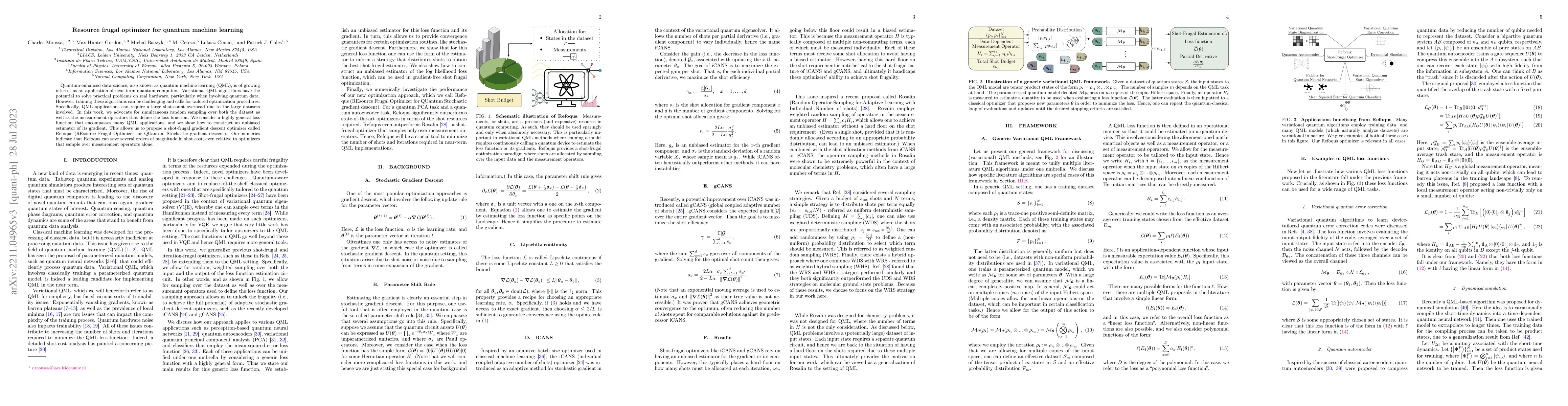 Thumbnail for Resource frugal optimizer for quantum machine learning
