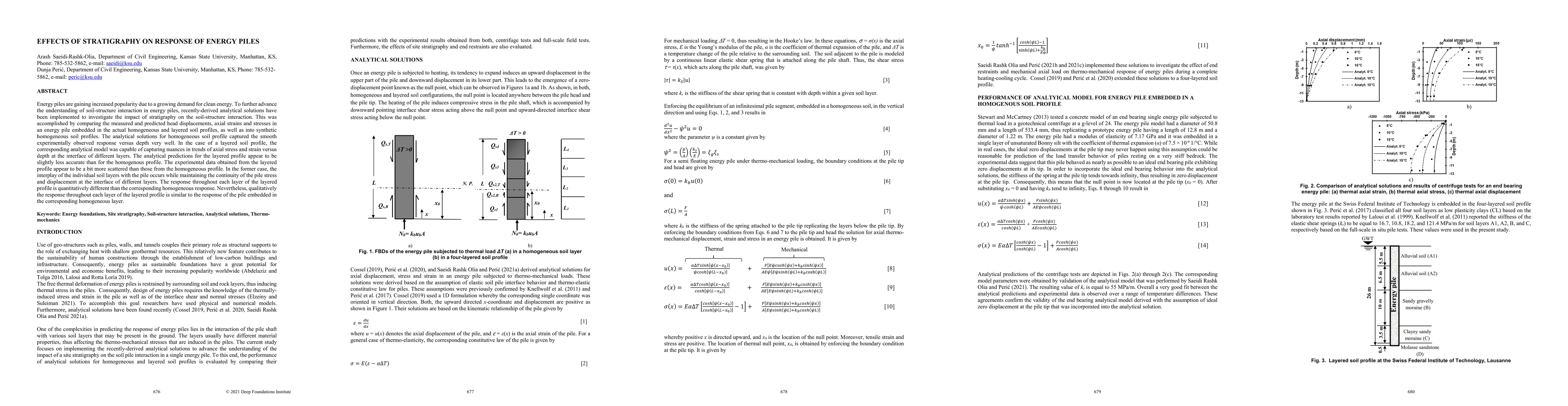 Thumbnail for Effects of Stratigraphy on Response of Energy Piles