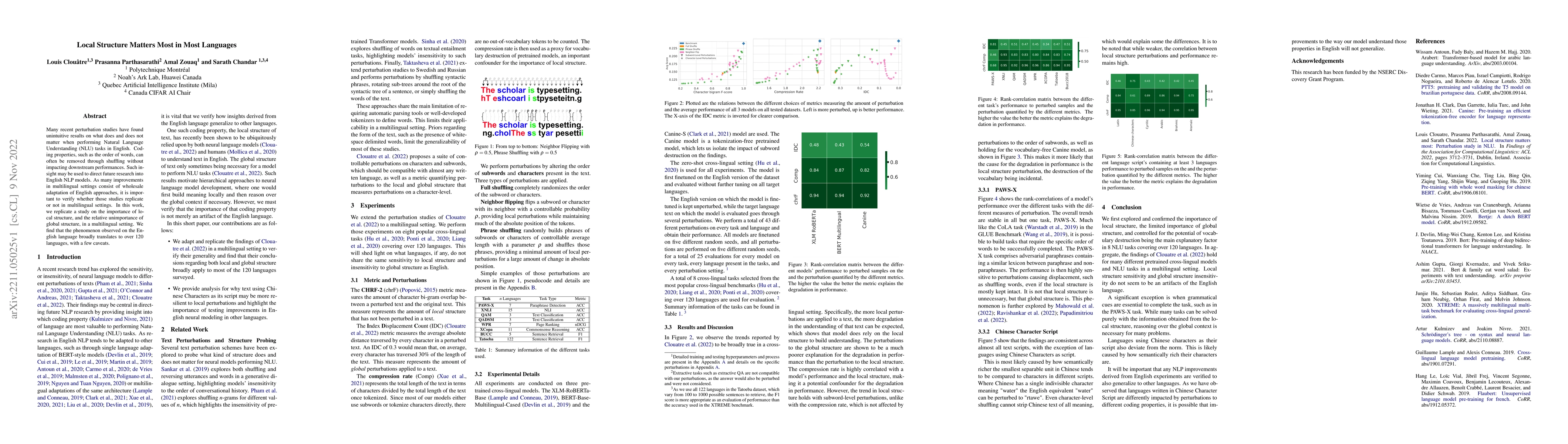 Thumbnail for Local Structure Matters Most in Most Languages