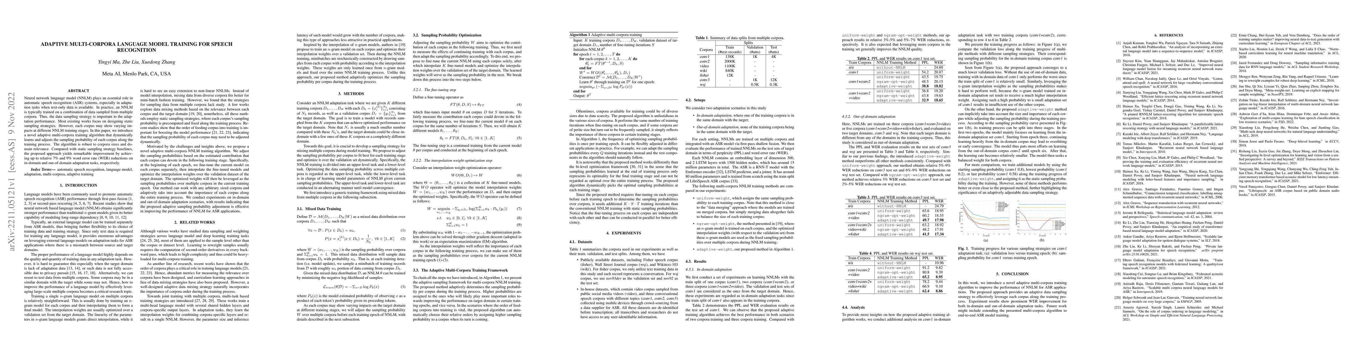 Thumbnail for Adaptive Multi-Corpora Language Model Training for Speech Recognition